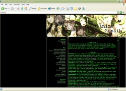 Anime Zenith Guild's fifth web layout - Cowboy Bebop